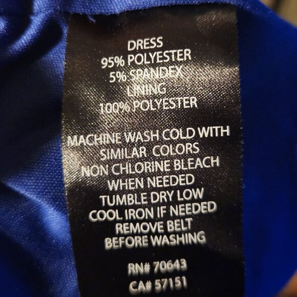 Floral Scroll Print Cowl Neck Midi Dress With 3/4 Sleeves - Size 8 - Picture 6 of 6